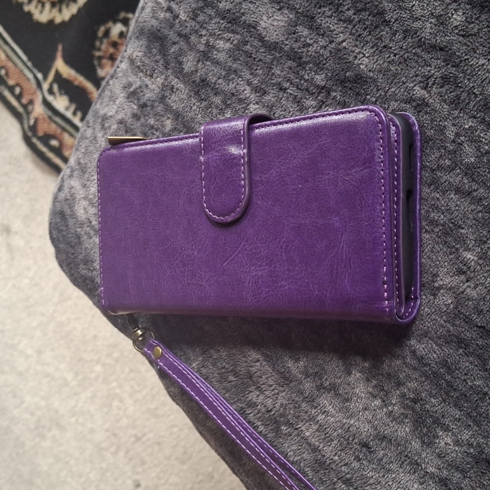 Purple Phone wallet
